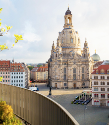 Dachterrasse mit Blick zur Frauenkirche